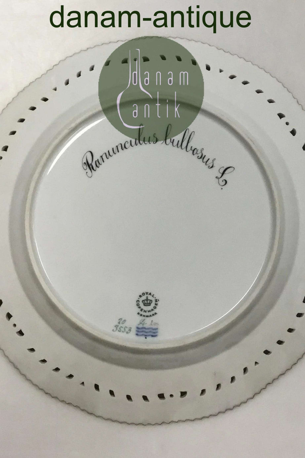  COPEN HAGEN プレート ブルーライン クーププレート 23cm|ロイヤル コペンハーゲン