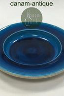 Kähler Ceramics Round stoneware dish with turquoise Glaze No 152-32