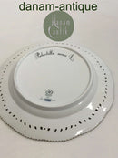 Royal Copenhagen Flora Danica tallerken med gennembrudt kant No 20/3553