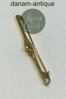 Georg Jensen 18K Guld Broche No. 237 prydet med Perle