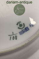 Royal Copenhagen Musselmalet Riflet Rundt Fad No 108