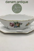 Royal Copenhagen Saxon Flower Light Bee Cell Sauce Bowl No 493/2035