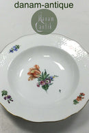Royal Copenhagen Saksisk Blomst Let Bicelle Dyb Tallerken No 493/2025