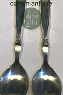 ハンセン ヘリテージ シルバーNo.2 シルバー/スチール サラダカトラリーセット