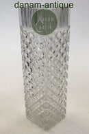 Glasvase med Facetslibninger