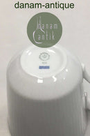 Royal Copenhagen Hvid Riflet Krus No 103