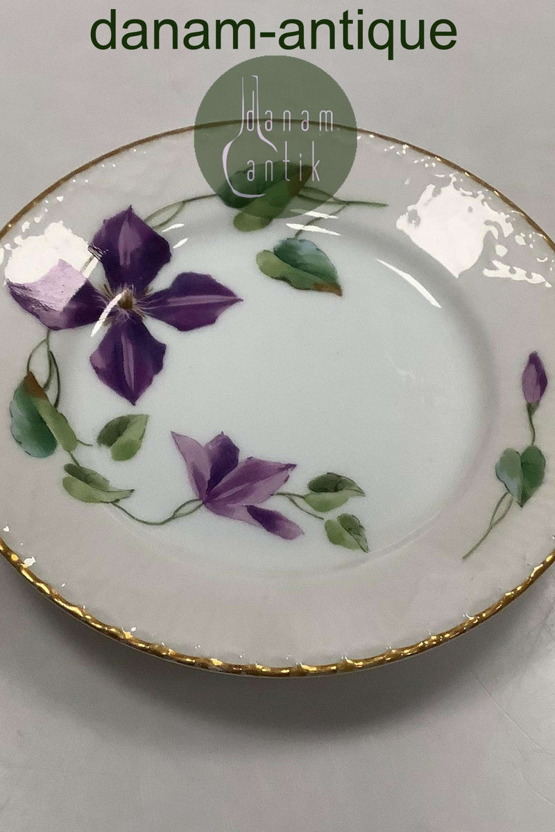 Royal Copenhagen Musselmalet Art Nouveau Blomster Kagetallerken