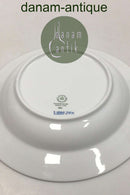 Royal Copenhagen Blauer geriffelter tiefer Teller Nr. 604