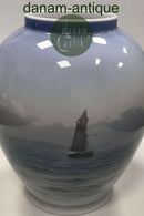 ロイヤルコペンハーゲン アールヌーヴォー 船舶付き花瓶 No 1465 / 353