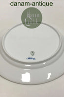 Royal Copenhagen Blauer geriffelter großer Speiseteller Nr. 627