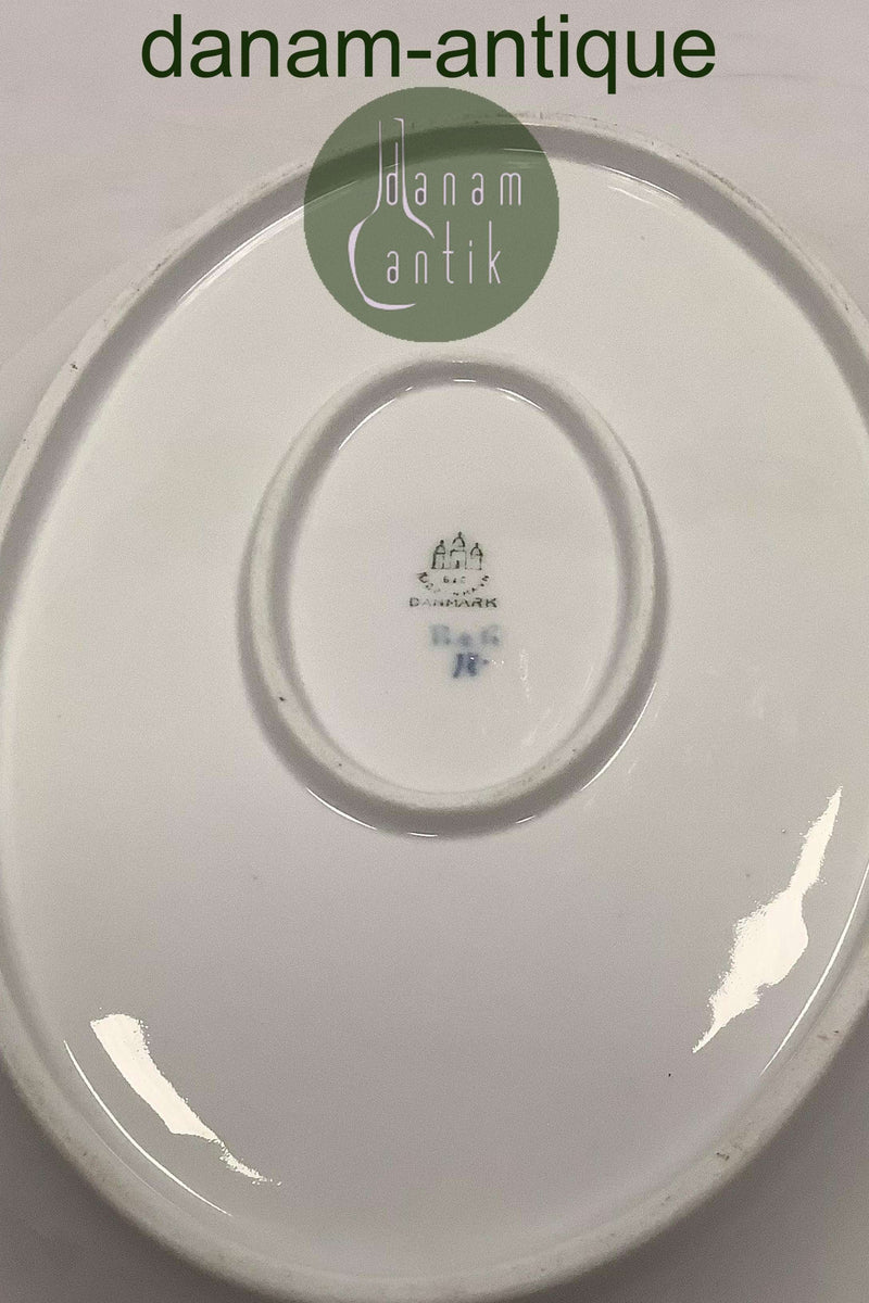 Bing og Grøndahl Blåmalet Musselmalet Serveringsfad