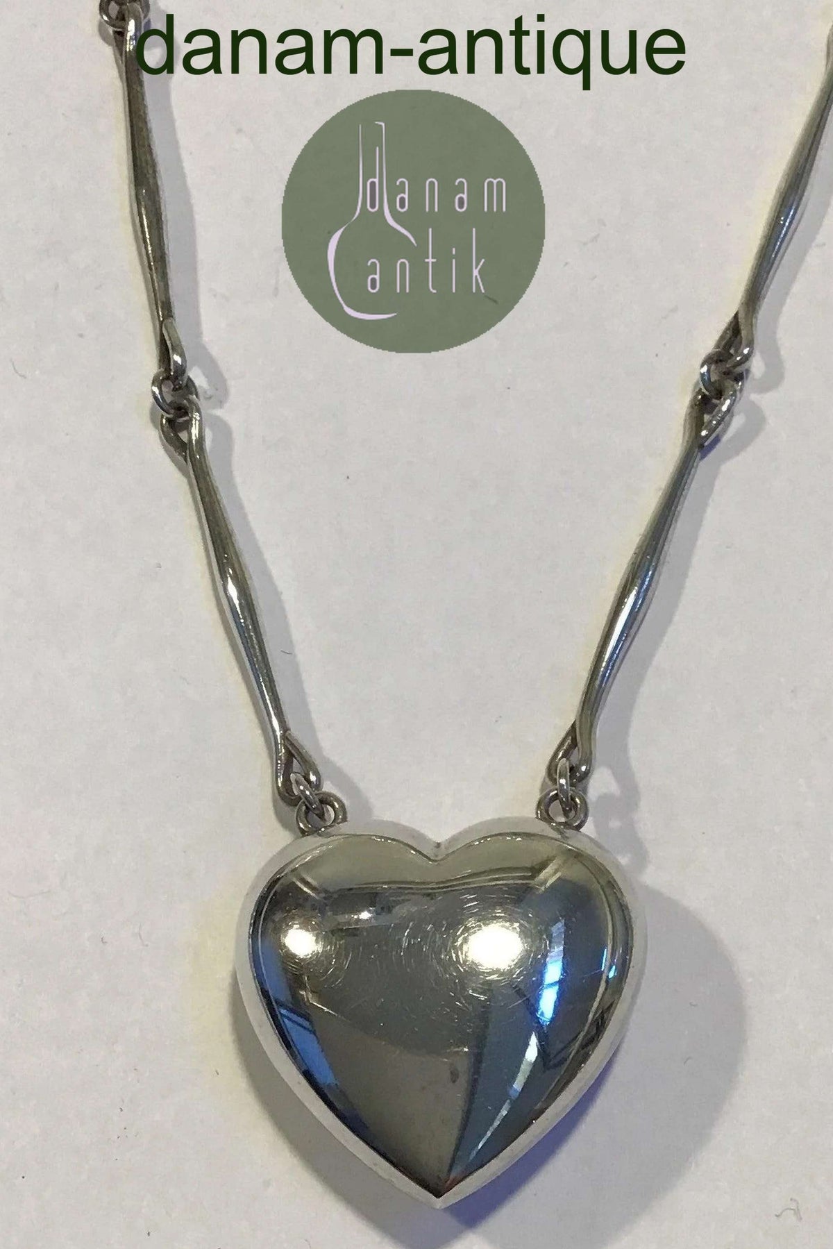 K2985 ジョージジェンセン JOY Astrid Fog ハートネックレス Georg Jensen 'Joy' Heart Pendant Necklace - Necklace/Chain - Jewellery