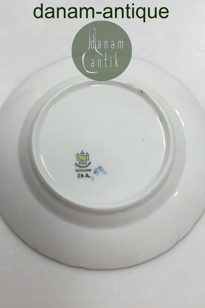 Bing & Grøndahl Sommerfugl med Guld Kagetallerken No 28A