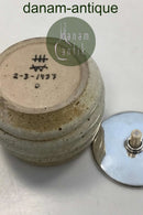 Bode Willumsen Hans Hansen Marmeladekrukke Sterling Sølv låg