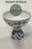 Royal Copenhagen Musselmalet Riflet Dobbelt Æggebæger No 301