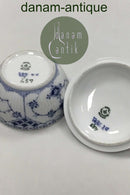 ロイヤルコペンハーゲン ブルーフルーテッドハーフレースシュガーボウル No657