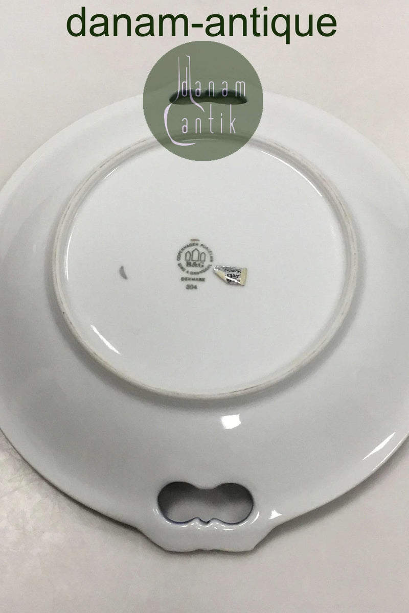 Bing og Grøndahl Måge med Guld Serveringsfad No. 304/101