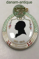 Royal Copenhagen Silhouette Flora Danica Royalty platte Kong Christian IX No RC-S1