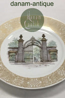 Royal Copenhagen Platte Københavnske Prospekter Port til Kongens Have Dronningeporten No 4