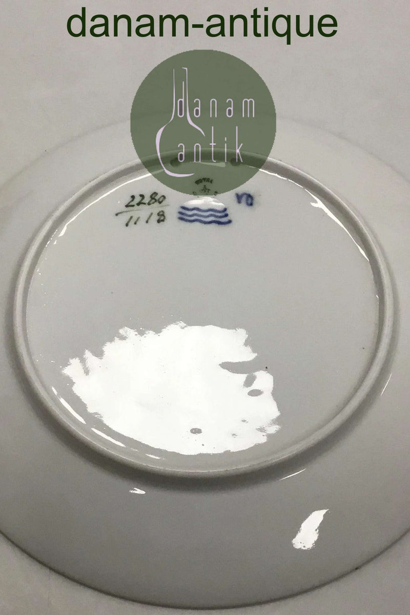 Royal Copenhagen Art Nouveau Motiv Platte fra De Vestindiske Øer No 2280 / 1118