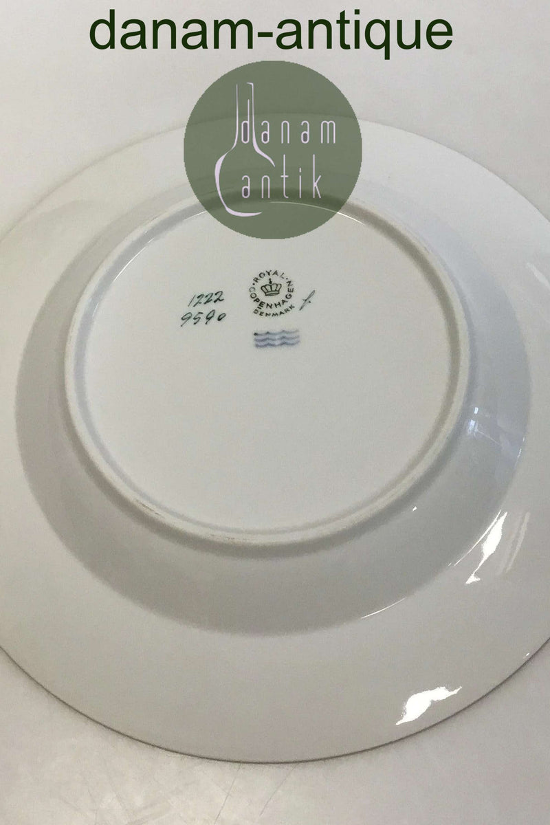 Royal Copenhagen Stel Nr. 1222 Dyb Tallerken No 9590
