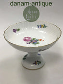 Royal Copenhagen Saxon Flower Light Cake Bowl on High Foot No 1528