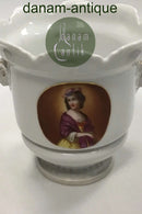 Urtepotteskjuler af hvid porcelæn