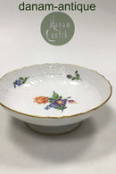 Royal Copenhagen Saksisk Blomst Let Kageskål på Lav Fod No 1532