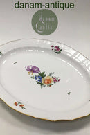 Royal Copenhagen Saxon Flower Light, Large Oval Dish No. 1558