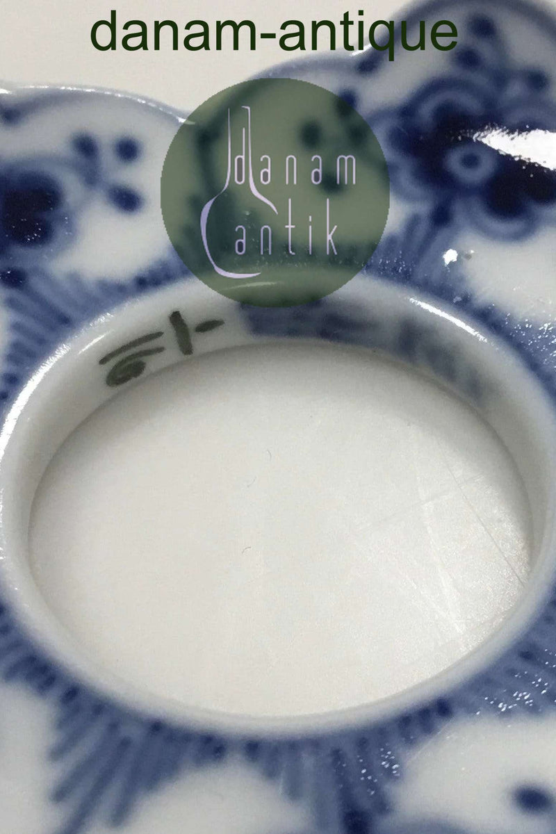 Royal Copenhagen Musselmalet Riflet Lysmanchet No. 16