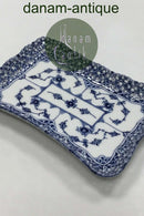 Royal Copenhagen Musselmalet Helblonde Rektangulær bakke No 1122