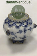 Royal Copenhagen Musselmalet Helblonde med guldkant Lille Vase No 1043