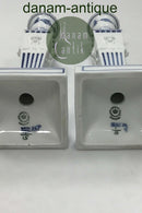 Royal Copenhagen Musselmalet Riflet Et par lysestager No 15