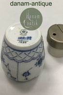 Royal Copenhagen Blau geriffeltes Feuerzeug Nr. 1230