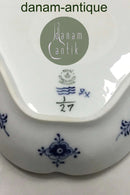 ロイヤルコペンハーゲン ブルーフルーテッドトライアングラーディッシュ No.27