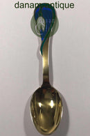 A. Michelsen Juleske 2002 I Forgyldt Sterling Sølv med Emalje