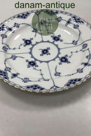 Royal Copenhagen Musselmalet Helblonde Tallerken med guld No 1085