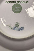 Royal Copenhagen Blue Fluted Full Lace Deep Plates with Gold No 1078