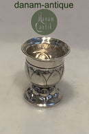Tidlig Georg Jensen Sølv Æggebæger