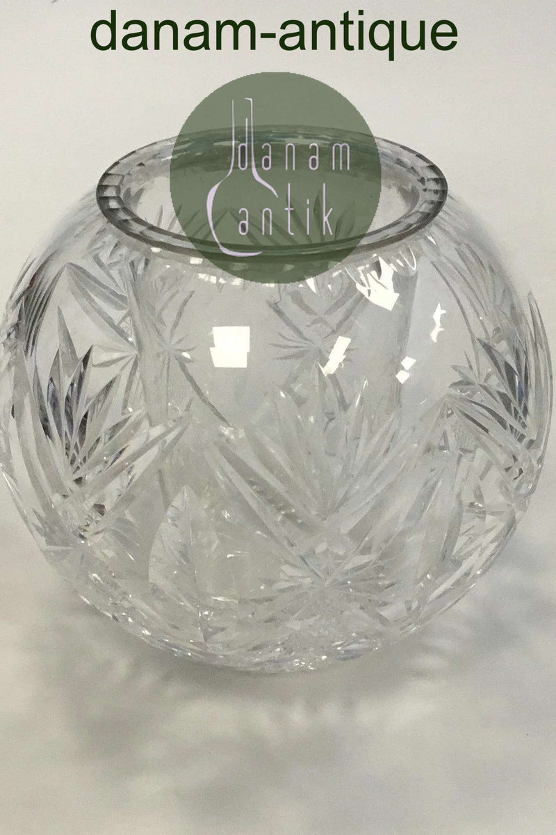 Holmegaard Krystalglas Kugleformet Vase