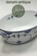 Royal Copenhagen Musselmalet halbblond Ovale Terrine ohne Deckel Nr. 595