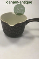 Bing & Grøndahl (Kronjyden) Brun Azur Smørnæb