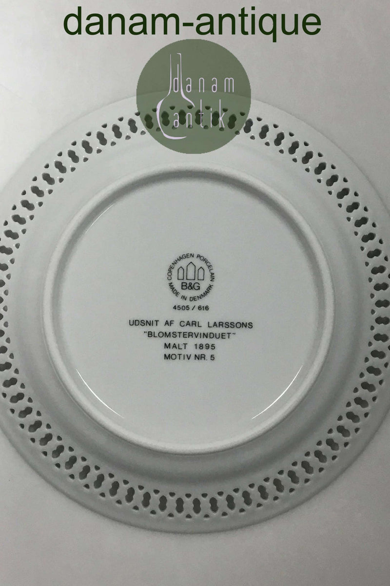 Bing & Grøndahl Carl Larsson Platte Blomstervinduet No 4505/616