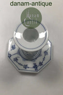 Royal Copenhagen Blauer kannelierter Kerzenleuchter Nr. 3303