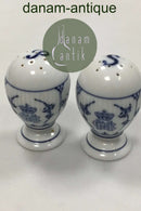 ロイヤルコペンハーゲン ブルーフルーテッドソルト＆ペッパーセット No 184/2009 ロゴ入り