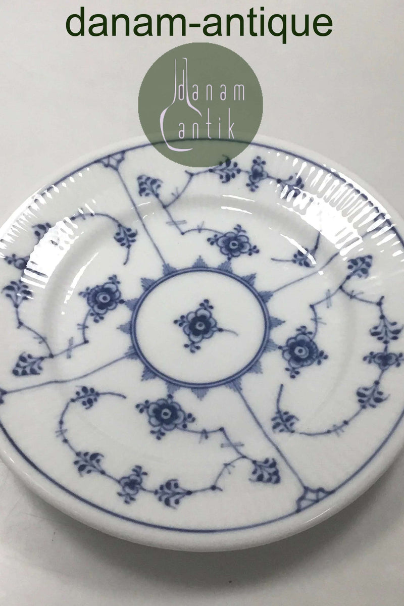 Royal Copenhagen Musselmalet Riflet Hotel Kagetallerken No 2055