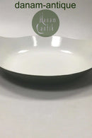 Stor Oliven Grøn emalje Jern fad / skål