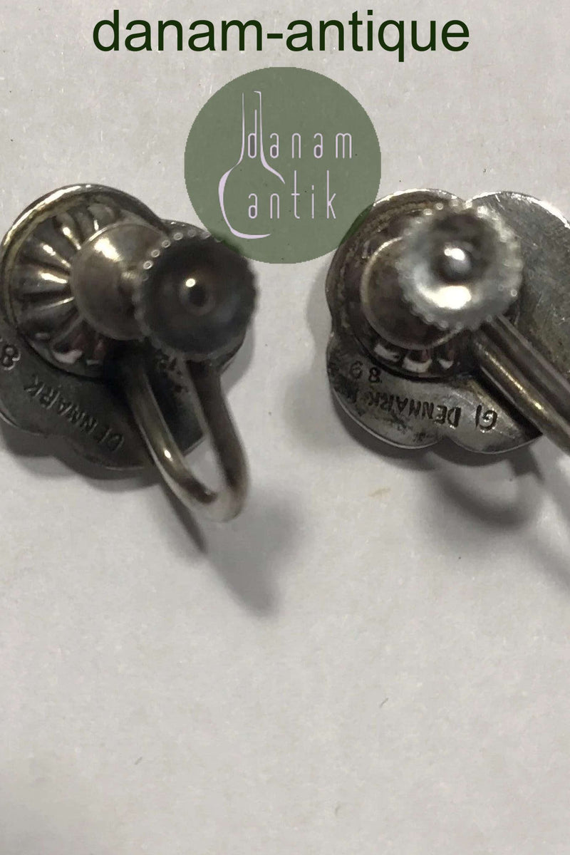 Georg Jensen Sølv Øreringe No 89 (Skruer)