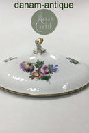 Royal Copenhagen Saksisk Blomst Let Oval Låg No 493/1702