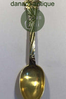 A.ミケルセン・クリスマススプーン 1910年一部金箔入り銀製スプーン(誤植)